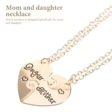 Collier pendentif 2 puzzle en forme de cœur 2