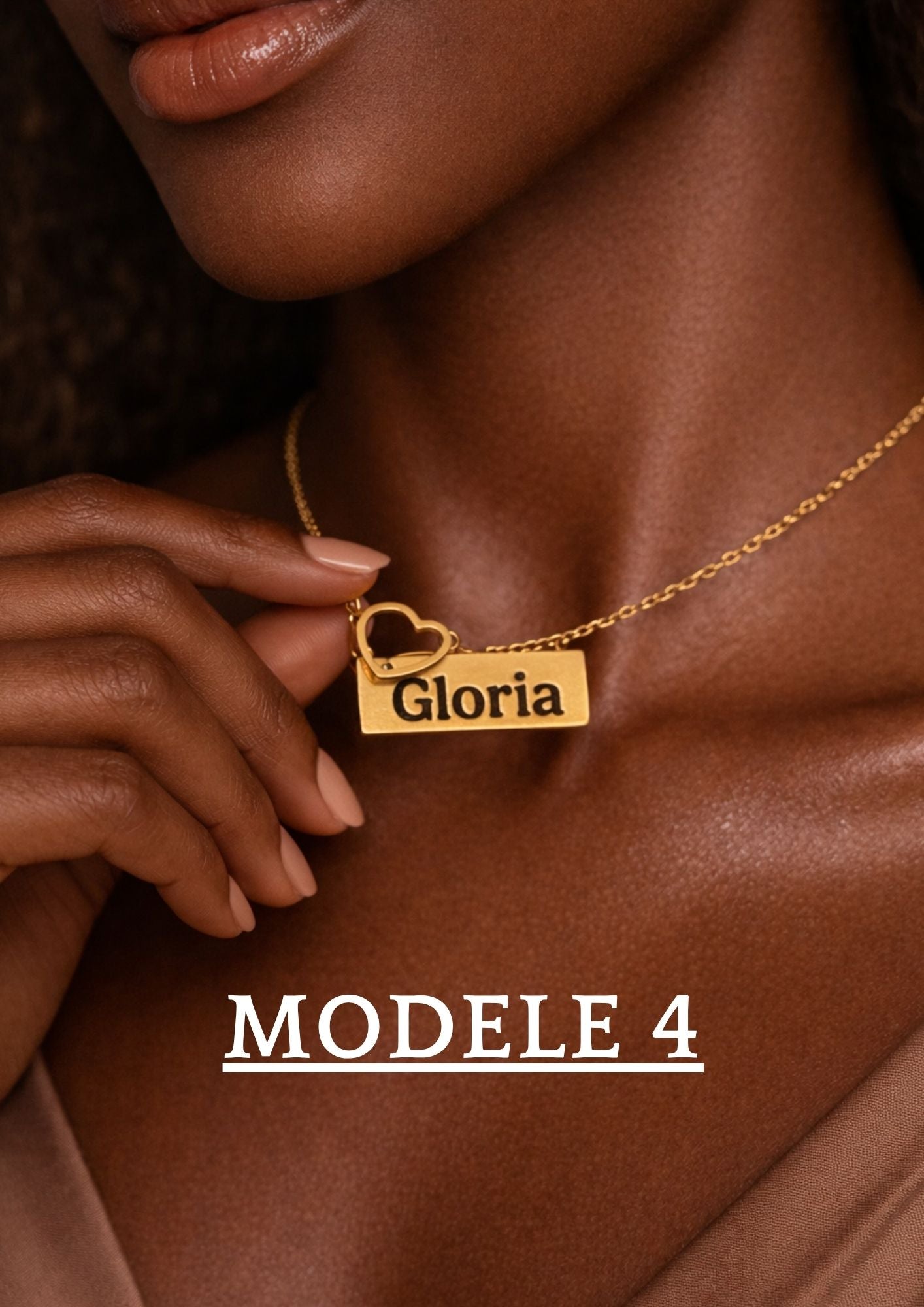Collier personnalisé avec ( Nom-Prénom-Date )